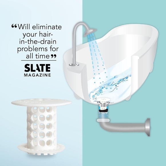 NEW TubShroom Tub Drain Protector Hair Catcher Strainer Snare Clog Prevention - Picture 4 of 8